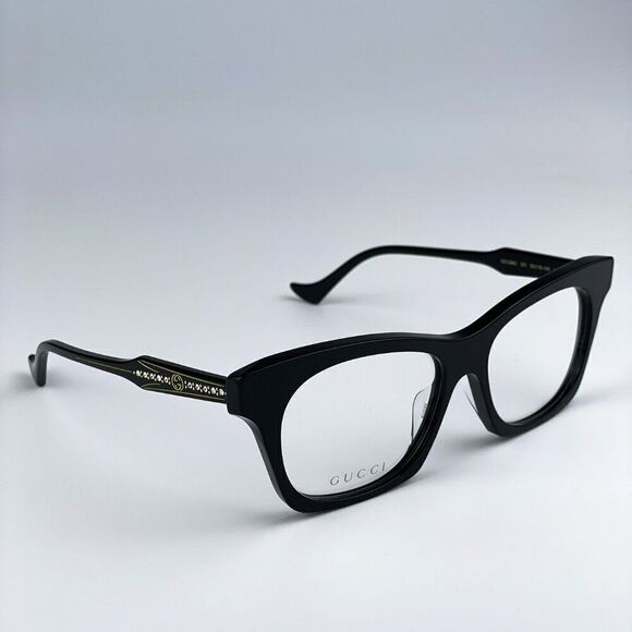 SALE! NEW Gucci GG1299O 001 Black Square Women Eyeglasses main image 10
